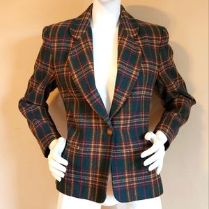 Christmas blazer, Leslie Fay,  medium, size 6, holiday blazer, coat